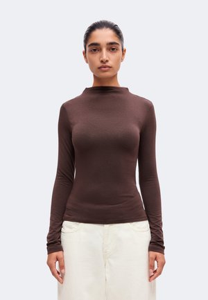 Gina Tricot, FUNNEL NECK - Блуза с дълги ръкави - java