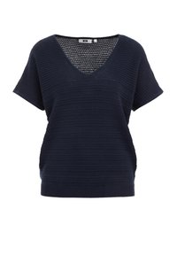 Základné tričko - navy blue