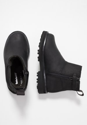Botines con cordones - black