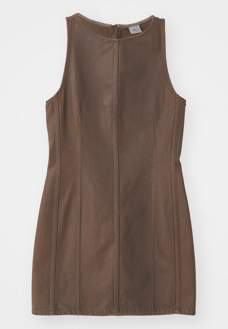 Won Hundred Jeansjurken donkerbruin