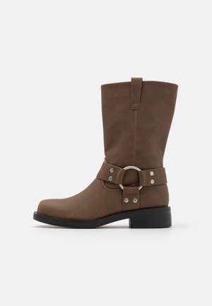 ONLY SHOES, ONLBAX - Biker-/cowboysaappaat - brown