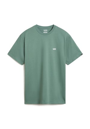Vans LEFT CHEST LOGO TEE - T-Shirt basic - dark forest