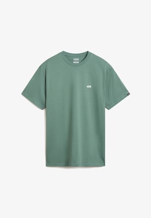 Vans LEFT CHEST LOGO TEE - Camiseta básica - dark forest