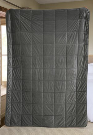 Next, SHERPA QUILTED BEDSPREAD UNISEX - Duvet - charcoal grey