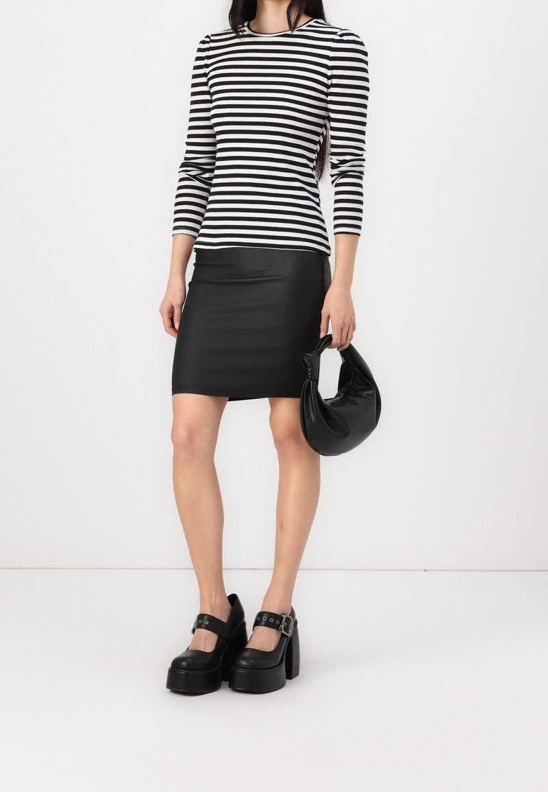 Pieces Kokerrok black/zwart (Pre-owned)