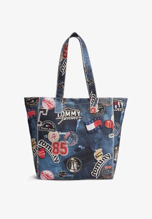 Tommy Jeans, BODEGA TROMPE L'OEIL - Чанта за пазаруване - blue denim