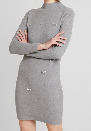 Robe fourreau - mottled dark grey