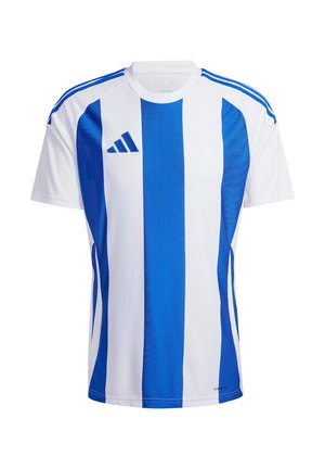 FUSSBALL - TEAM STRIPED - Sports T-shirt - weissblau