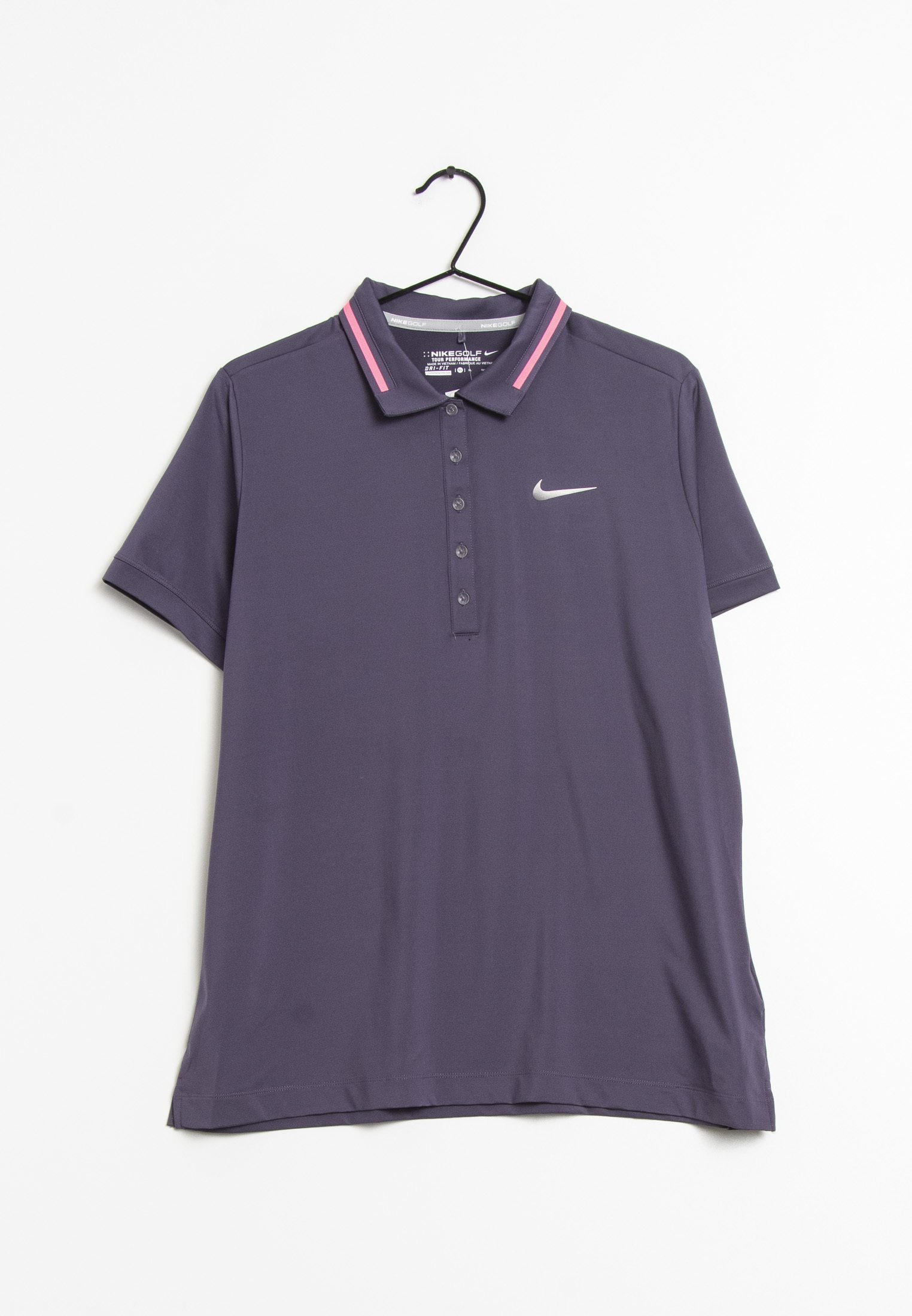 purple nike polo golf