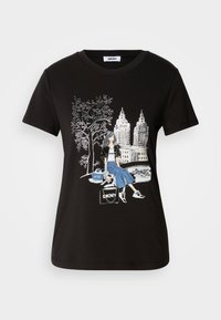 BOW BRIDGE CONVERSATIONAL  - Print T-shirt - black