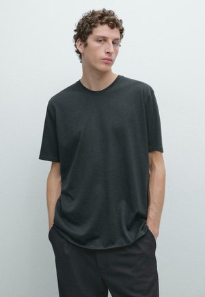 SHORT SLEEVE - T-shirt basic - dark grey