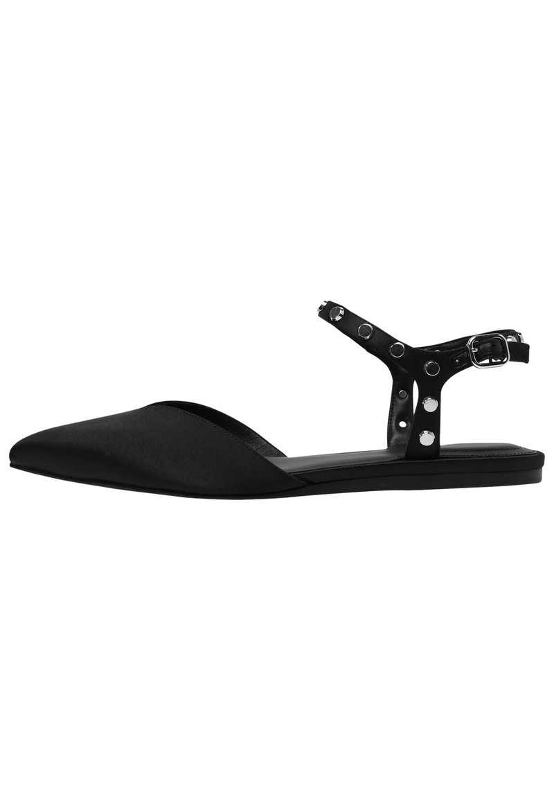 What For Ballerina’s met enkelbandjes zwart What For Ballerina’s met enkelbandjes zwart