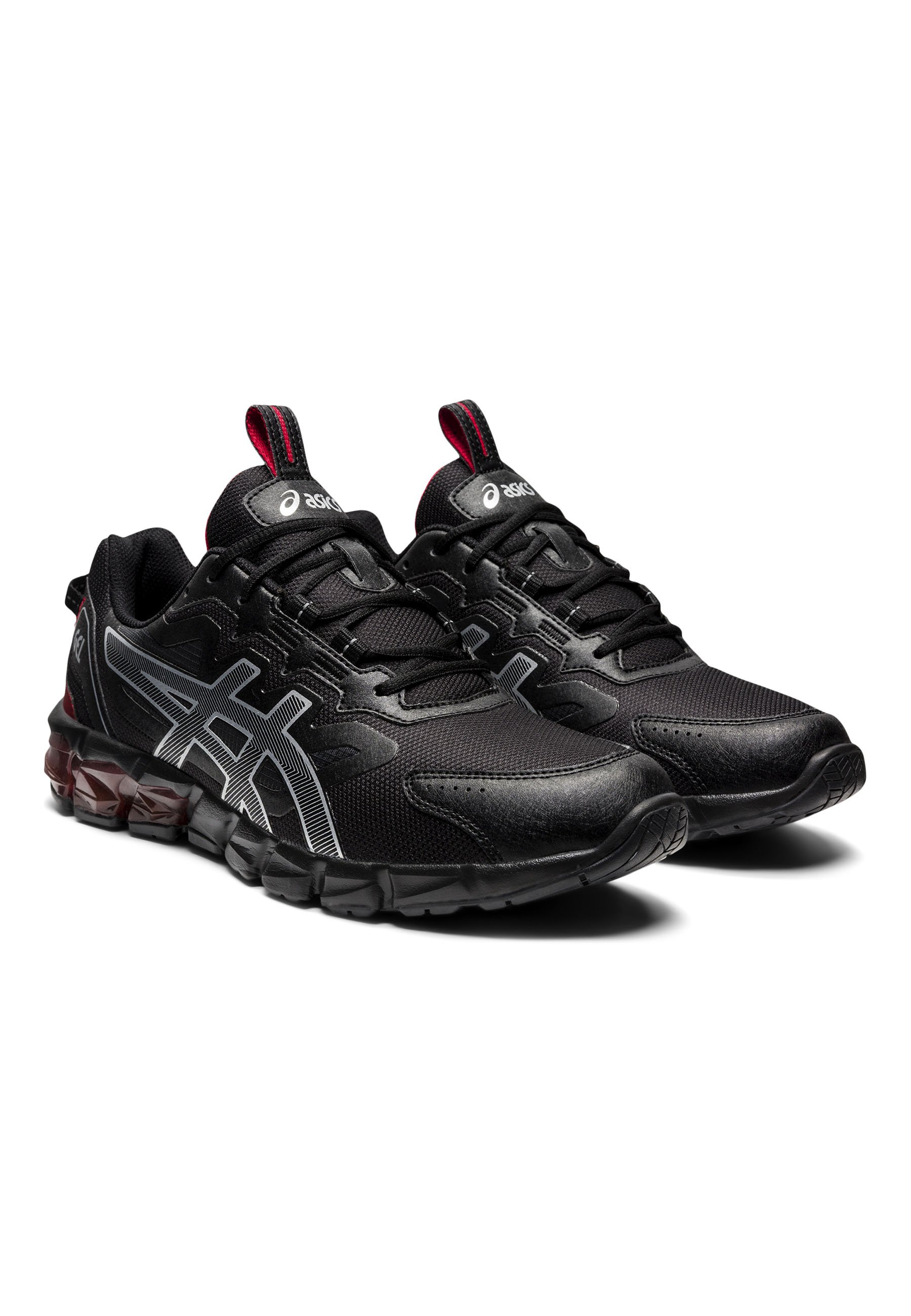 ASICS GEL-QUANTUM 90 Road running shoes black classic red