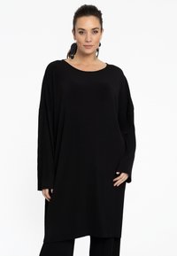 YOEK MIT FALTEN - Tuniek - black