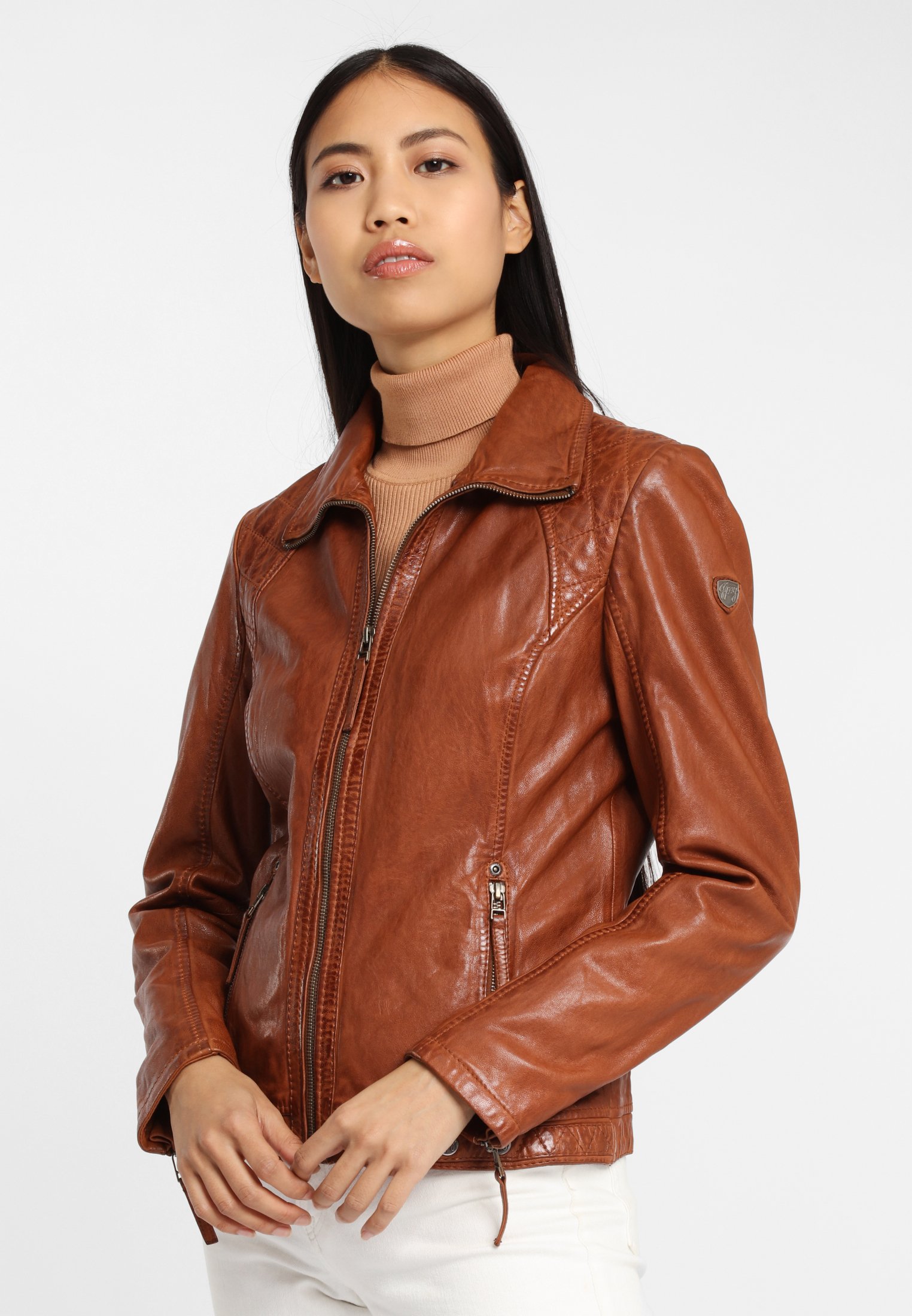 Gipsy Leren jas cognacCognac Zalando.nl Gipsy STACY Leren jas cognacCognac Zalando.nl
