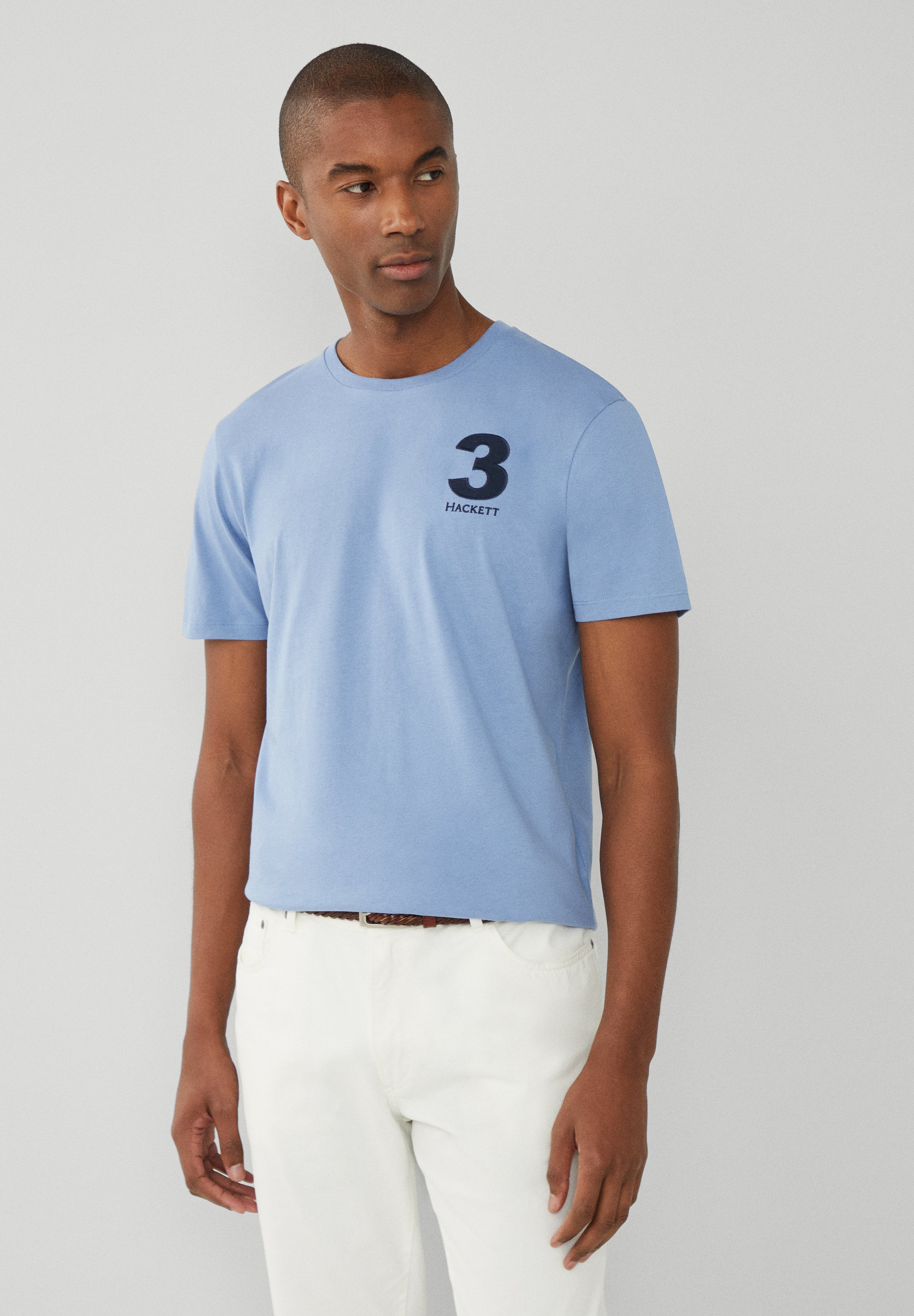 hackett blue t shirt