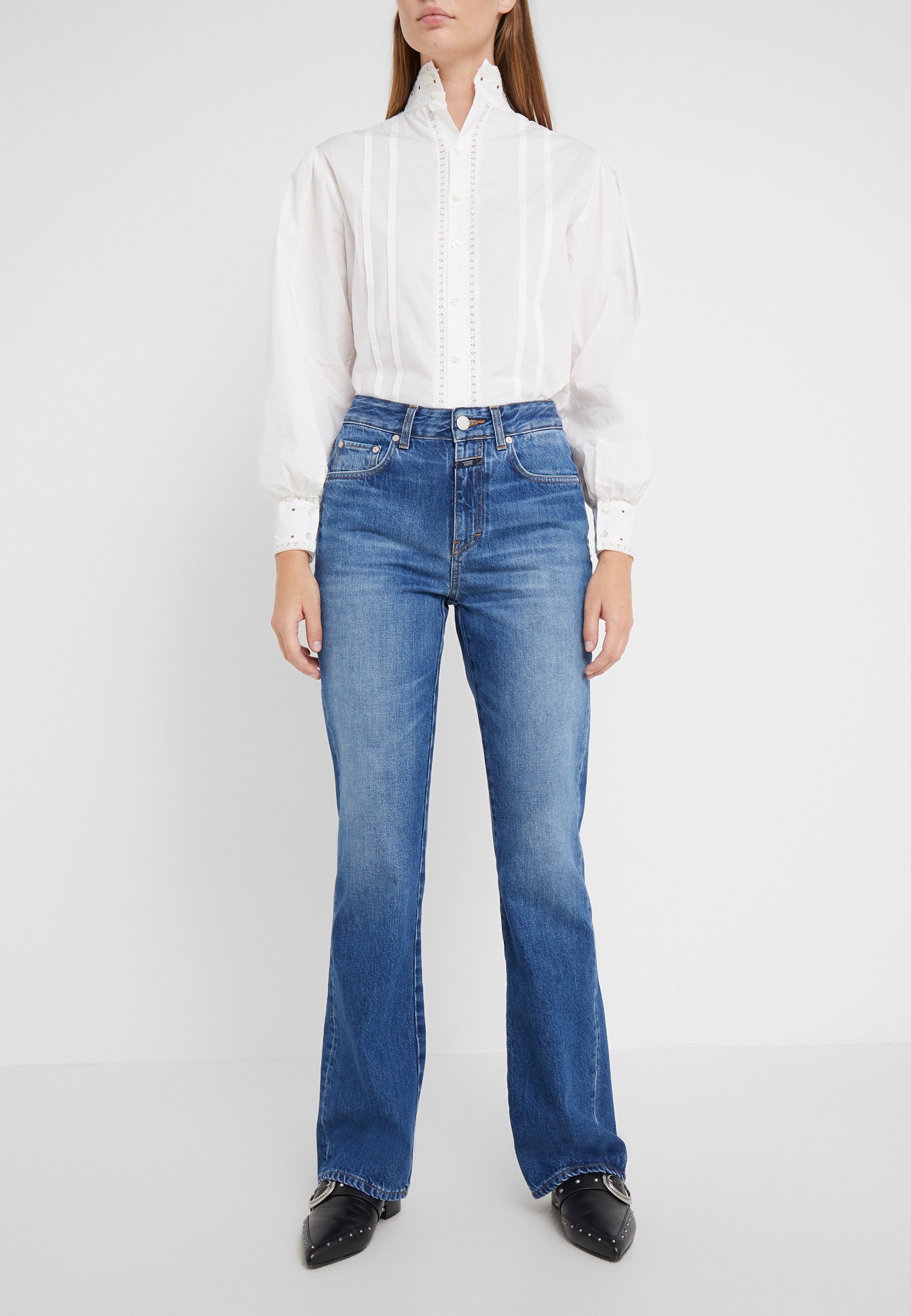 CLOSED LEAF Jeans relaxed fit mid blue Zalando.no CLOSED HAILEY - Skjorte - mid blue