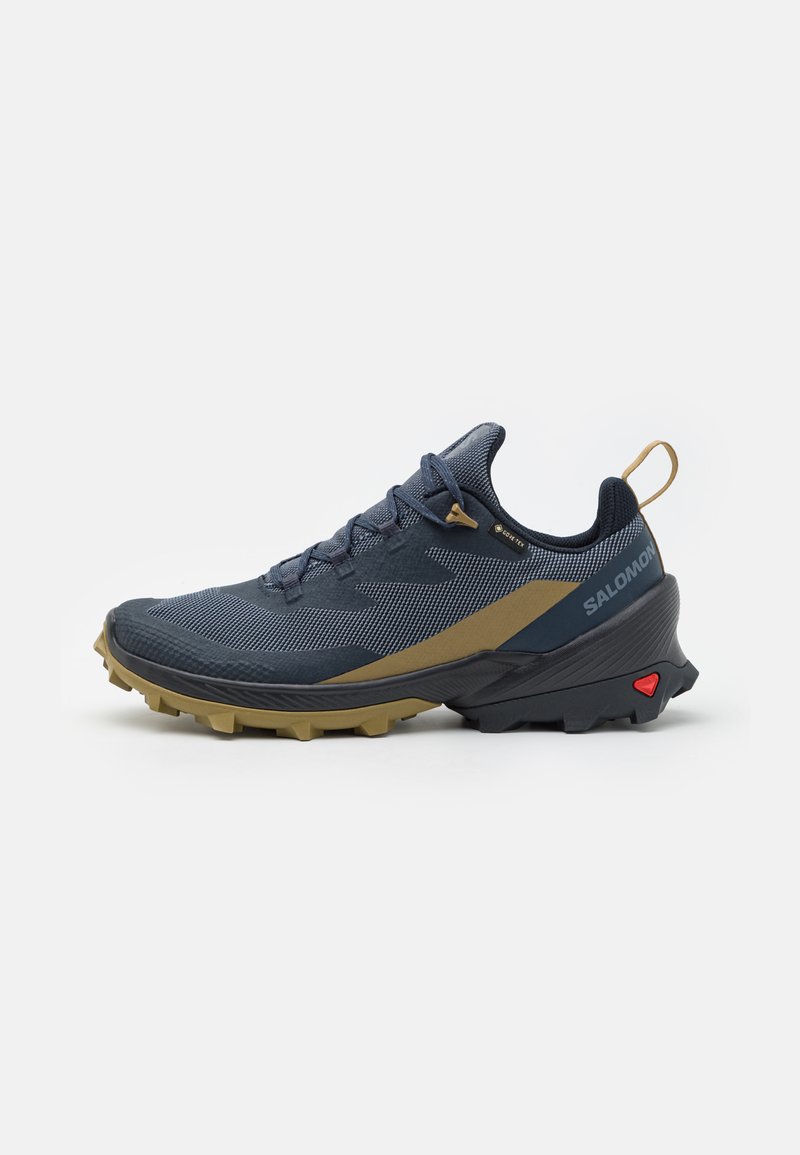 Salomon CROSS OVER 2 GORE TEX - Zapatillas de senderismo - blue nights/dark navy/gothic olive