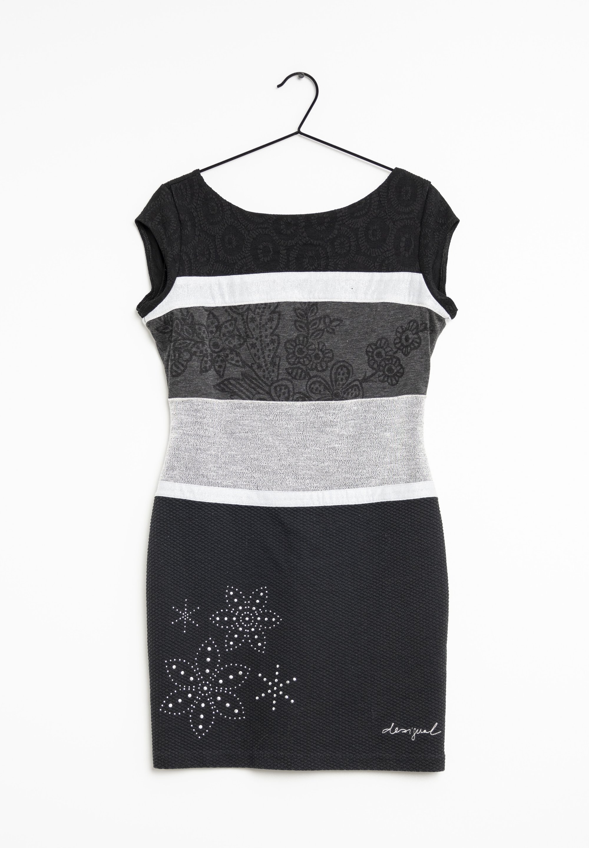 Desigual Vestido de tubo grey/gris (Segunda mano) - Main Image