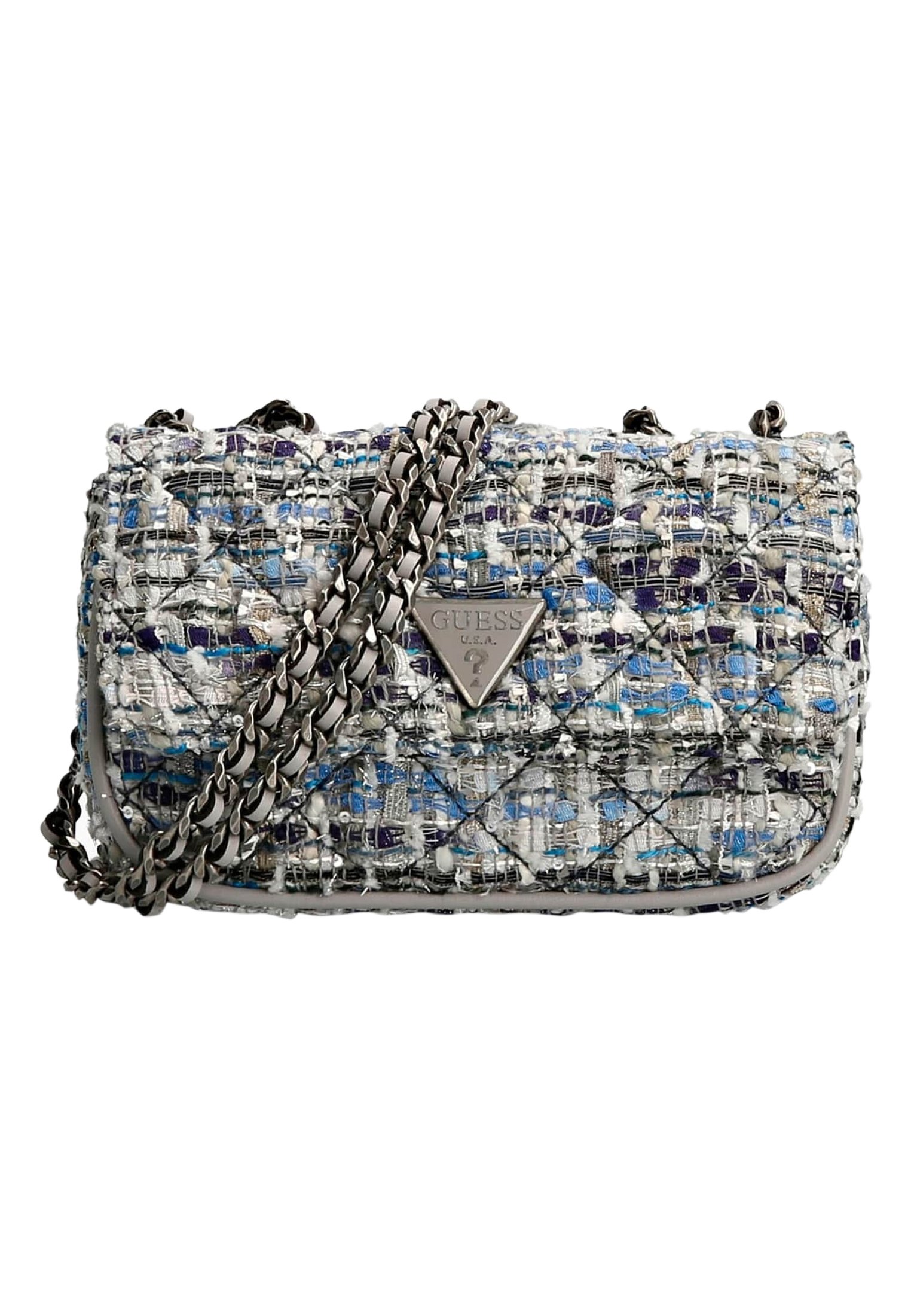 Guess Borsa a Tracolla Cessily Tweed lime - Aversa Shoes Srl