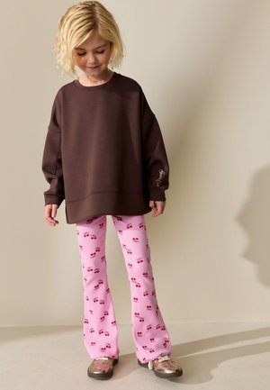 Next FLARE REGULAR FIT - Pantalones - pink/red cherry