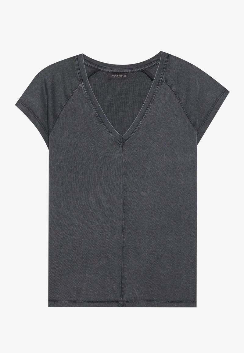 Anna Field T-shirt print zwart