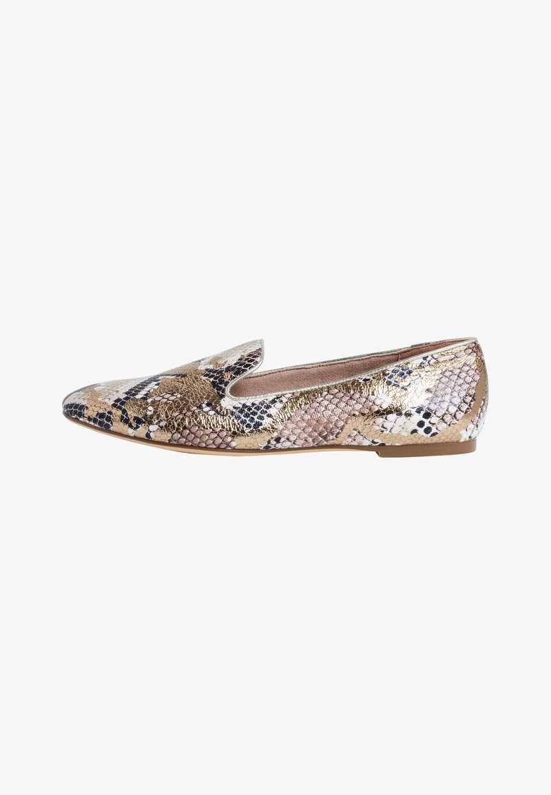 Tamaris TAMARIS SLIPPER - Slip-ons - brown/gold/black