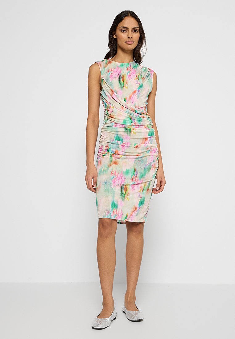 Iro Blousejurk meerkleurig Iro Blousejurk meerkleurig