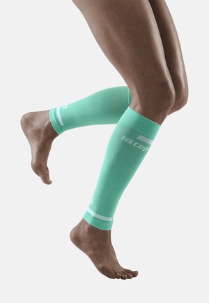 THE RUN COMPRESSION CALF SLEEVES - MADE IN GERMANY - Kniestrümpfe - ocean