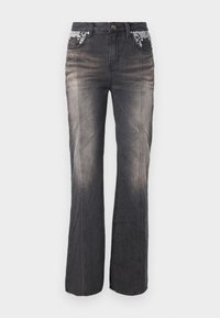 DENIM PANTS - Avar lõikega teksad - ashed grey