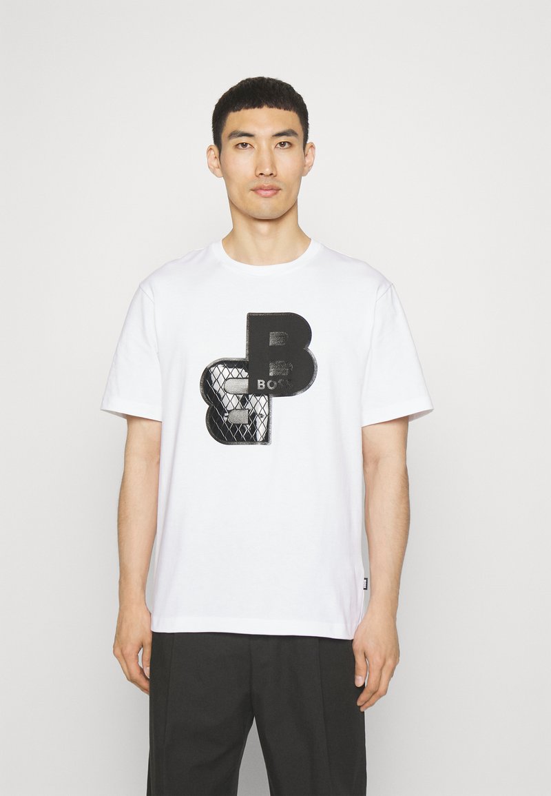BOSS TESSIN TShirt print white/weiß Zalando.de