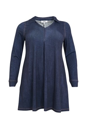 YOEK, YOEK DAMEN TUNIKA MIT LANGARM - Tuniek - indigo