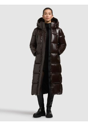 RUBINA2 SHINY - Talvemantel - moody plum