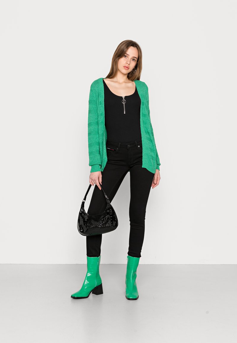 Damen Strickjacken | Vero Moda VMMARLON OPEN LONG CARDIGAN Strickjacke holly green/grün - FE33786 Damen Strickjacken | Vero Moda VMMARLON OPEN LONG CARDIGAN Strickjacke holly green/grün - FE33786