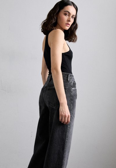 Agolde DAME  - Wide Leg - black denim
