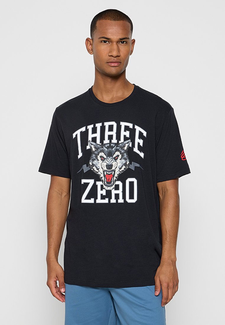 Under Armour T-shirt print zwart