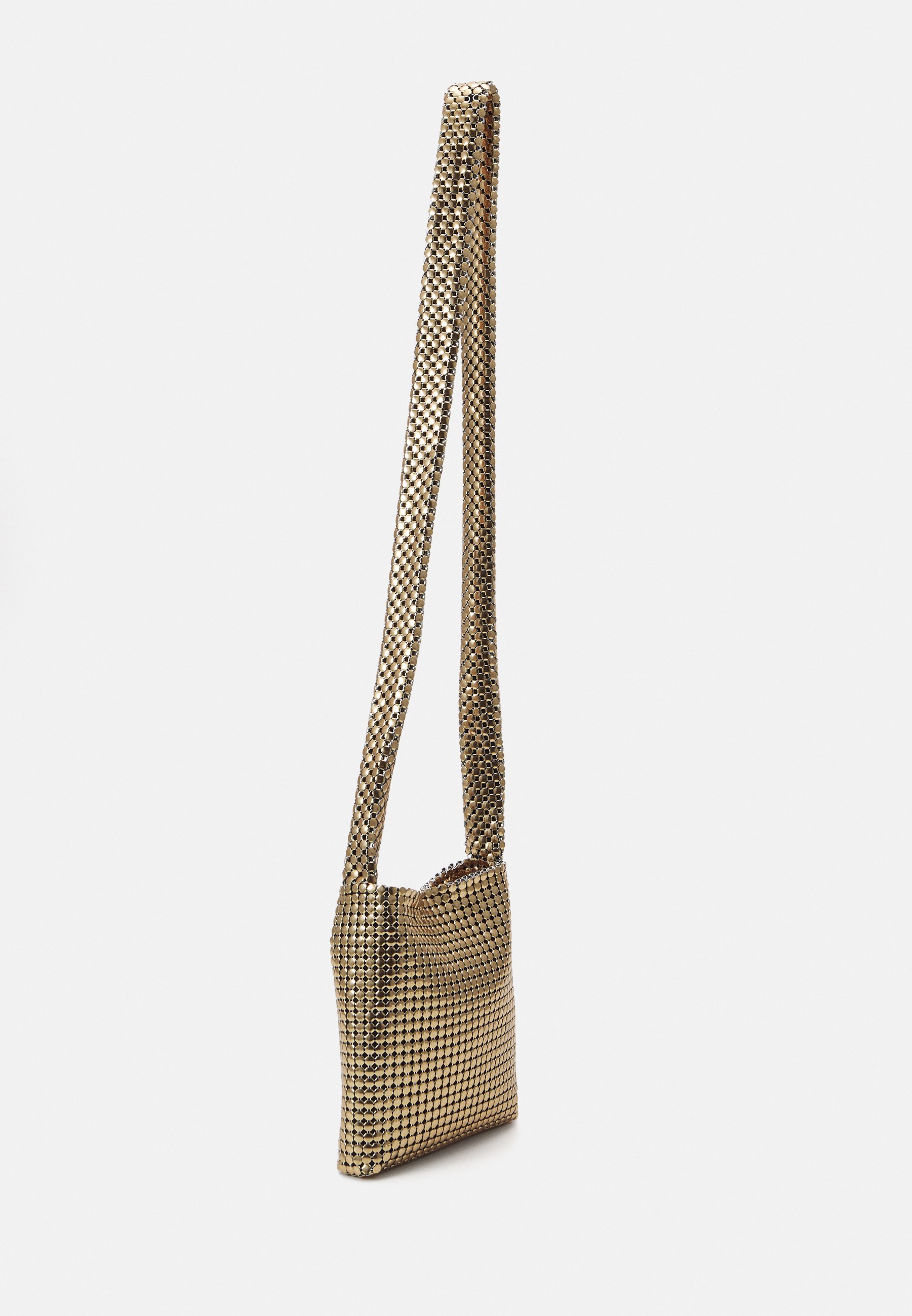 バッグ・カバンその他 RABANNE Woman Mini bag Gold 25ESS0525MET749 P711 GOLD SPARKLE DISCS NANO BAG | Rabanne