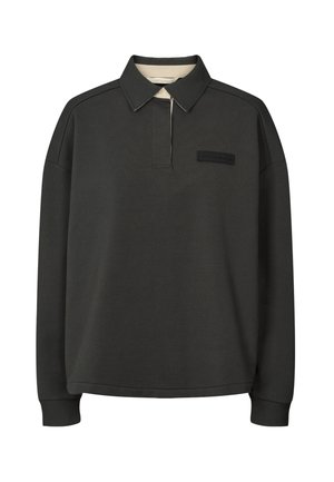 rethinkit studios, SWEAT SHIRT POLO ONE - Sweatshirt - almost black