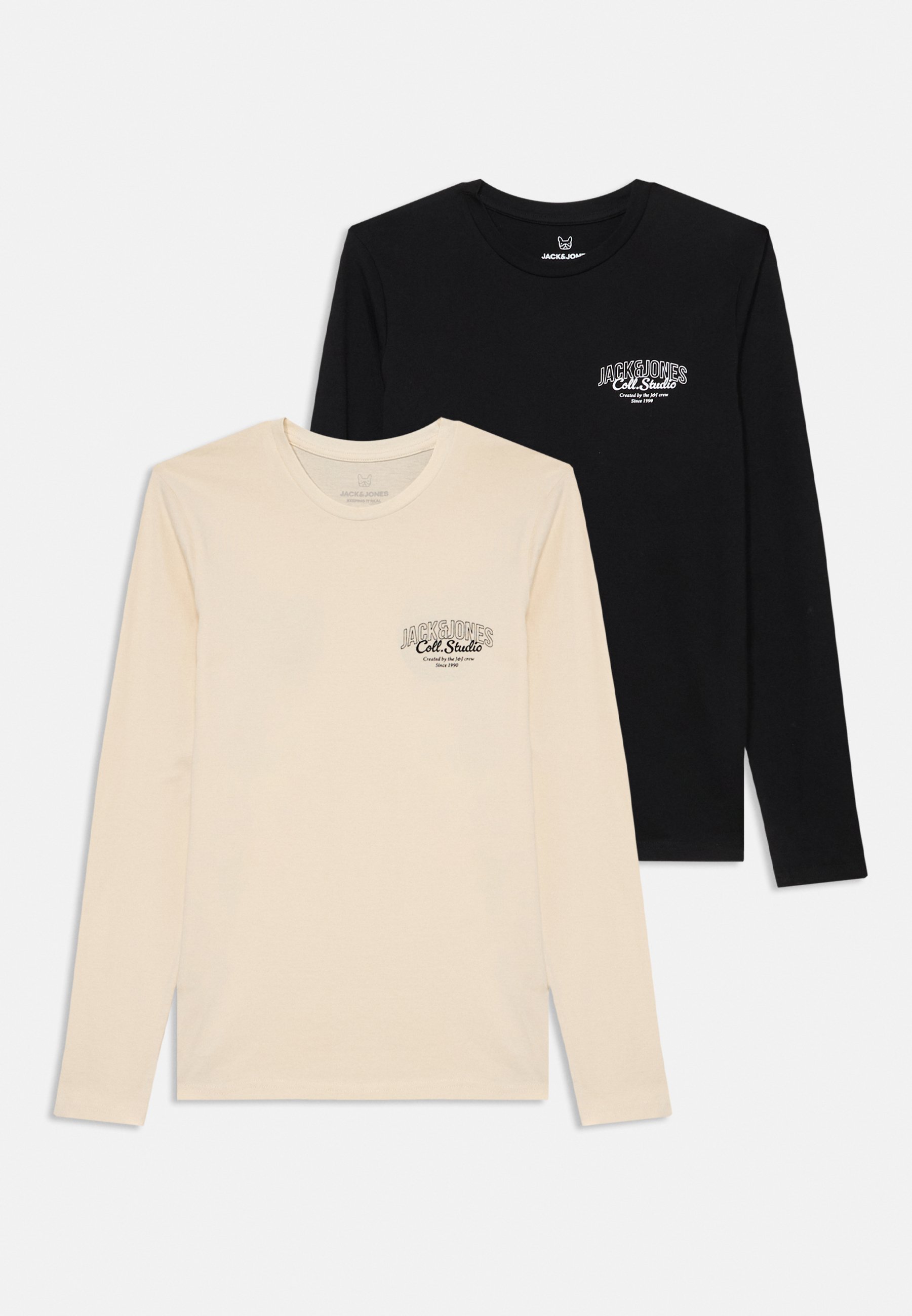 Jack Jones Junior JJMAKOTO TEE LONG SLEEVE CREW NECK PACK