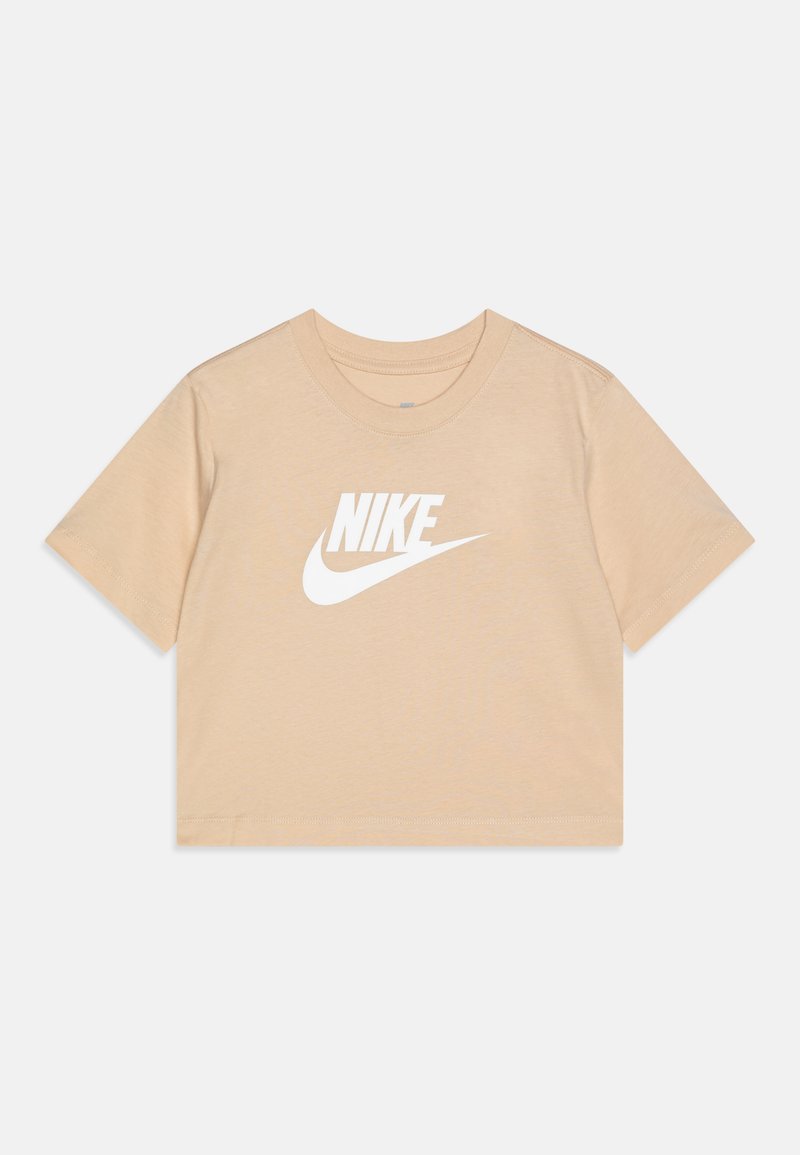 Nike Sportswear - TEE CROP FUTURA - Marškinėliai su spaudiniu - sanddrift, Padidinti
