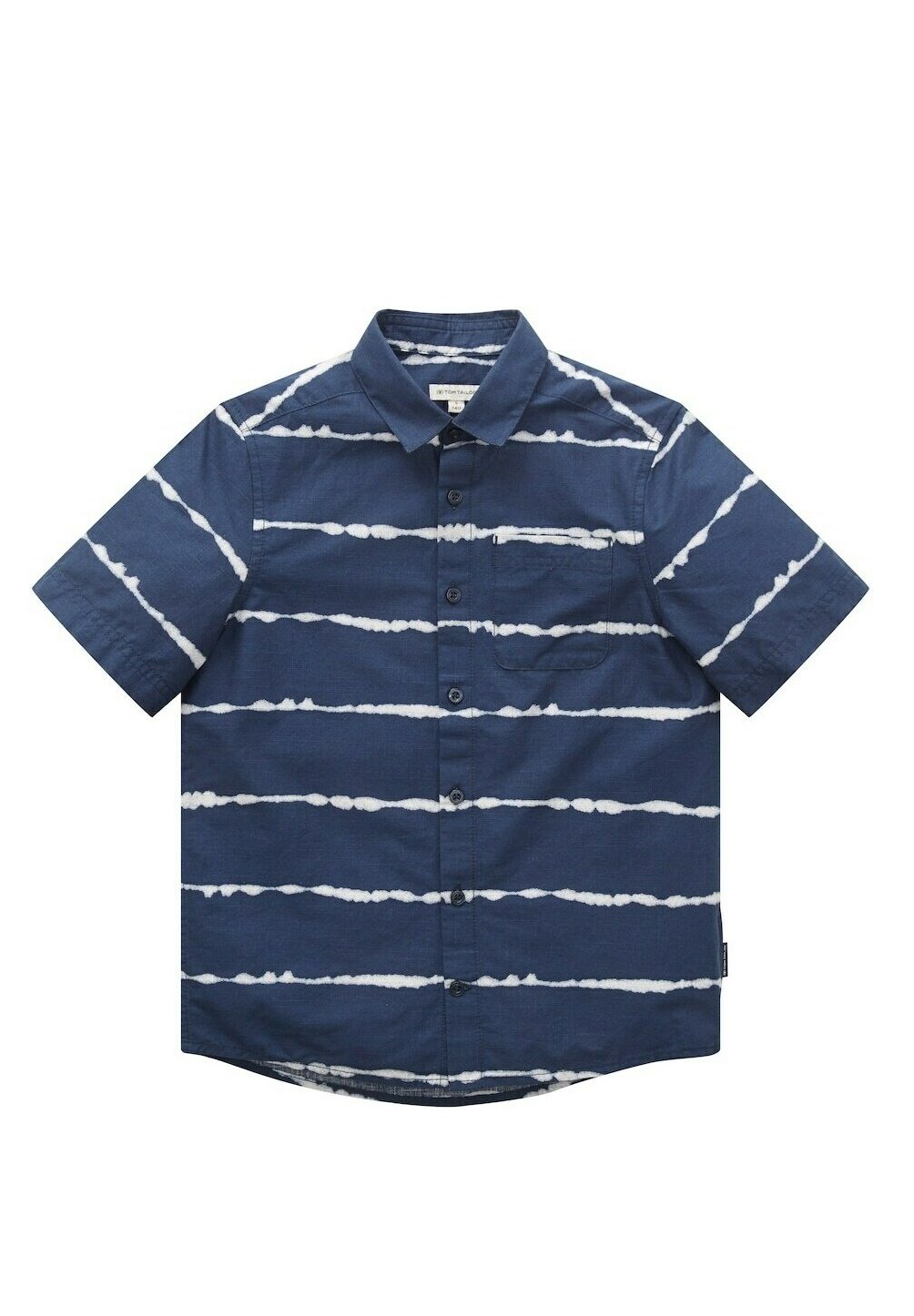 TOM TAILOR Camicia - blue tie dye stripe/blu scuro - Zalando.it