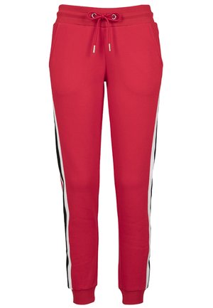 Tracksuit bottoms - firered/wht/blk
