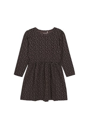 Minymo LONG SLEEVES  - Freizeitkleid - chocolate chip