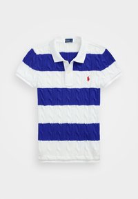 COTTON SHORT SLEEVE POLO SHIRT - Polo - white/cruise royal