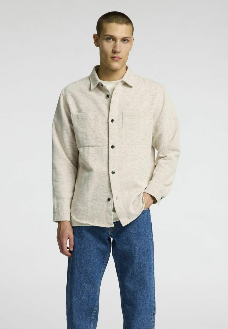Selected Homme REGULAR FIT - Camisa - oatmeal