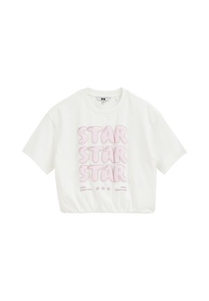 WE Fashion, WE FASHION - Tričko s potlačou - light pink