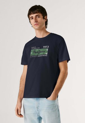 GRAYSON TEE - T-shirt con stampa - dulwich blue