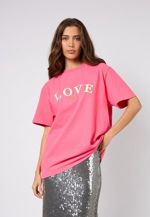 BF LOVE - T-shirts med print - dark rose