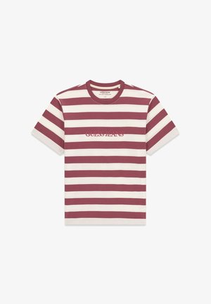 Guess Jeans, GJ SS CN REG STRIPED YD TEE - T-shirt print - rot merf