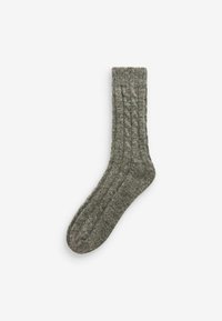 Next 2 PACK THICK CABLE - Zoknik - grey brown